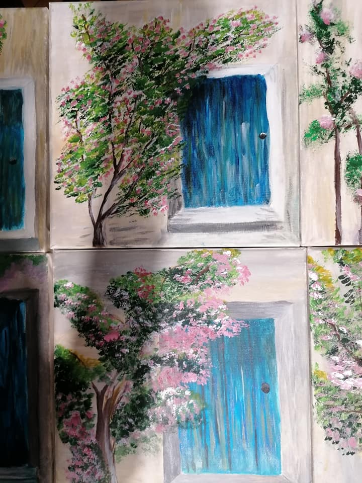 Ateliere neconvenționale - Seara de Pictura și Vin 12 Imagine din galeria atelierului „Pictură și vin”